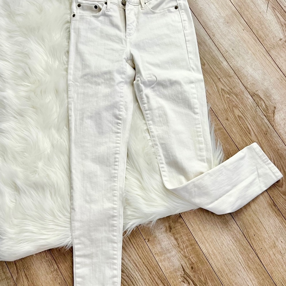 Banana republic White Sculpt skinny jeans